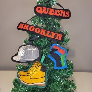 Chainstitch Embroidered Holiday Tree Ornaments Part 1